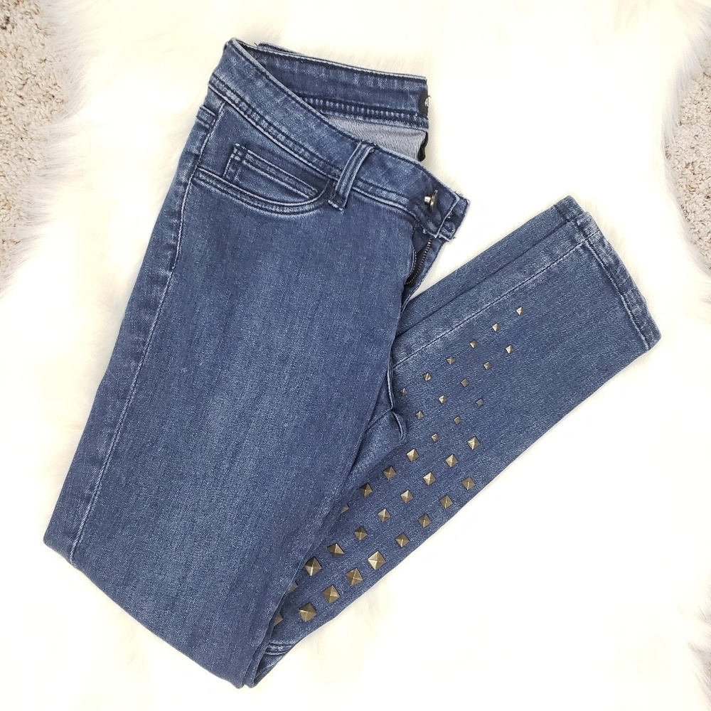 Allen B | skinny jean studied bottom size 4